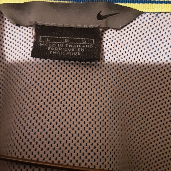 Nike Blue and White Men's Jacket Size Large - Picture 3 of 3